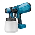 thumbnail image 1 of Pistola Pulverizadora Eléctrica de 1000 Ml, 4 Tamaños de Boquilla, HVLP, Pulverizador de Pintura Doméstico, Control de Flujo, Pulverización Fácil para Batería para de 18 V., 1 of 5