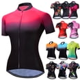 thumbnail image 2 of Camiseta de manga corta para mujer y niña, ropa para ciclismo de montaña, ciclismo de carretera, chaqueta de carreras, 2 of 5
