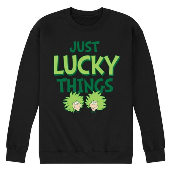 The Cat in the Hat - Just Lucky Things - Men's Crew Neck Fleece Pullover