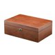 thumbnail image 2 of Caja de reloj con brazalete de madera, vitrina de reloj a prueba de polvo, caja de almacenamiento de colección, protección de reloj con , regalo de cumpleaños 7 almohadillas Sunnimix Caja de reloj, 2 of 8