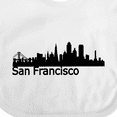 thumbnail image 4 of Inktastic San Francisco Skyline Boys or Girls Baby Bib, 4 of 4