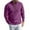 Purple, variant on Afdoent Shirt For Men Male Shirt Long Sleeve Casual Daily Wear Tunic Top With Drawstring Solid Color Soft Stretch Fabric Classic Fit Summer Tops
