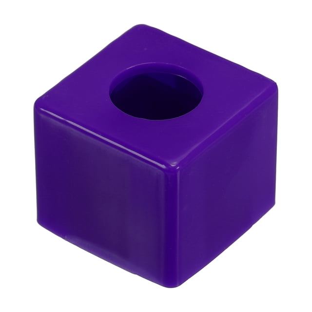 Soporte de tiza para piscina Uxcell, soporte de almacenamiento de tiza de billar, soporte de tiza para taco portátil color púrpura
