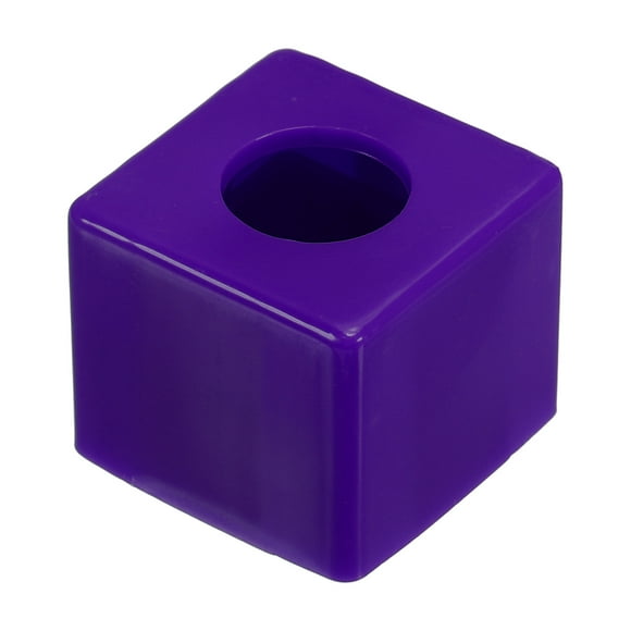 Soporte de tiza para piscina Uxcell, soporte de almacenamiento de tiza de billar, soporte de tiza para taco portátil color púrpura
