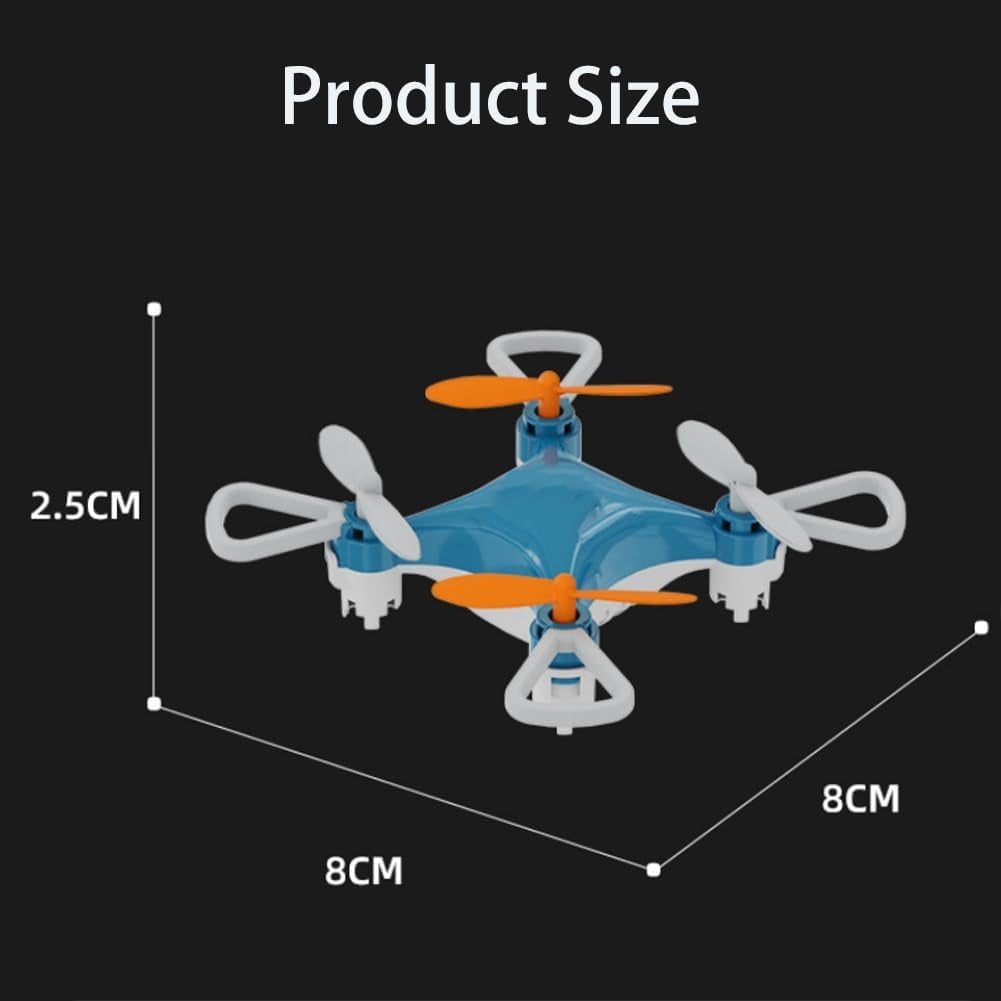 Mini Drone Beginner with 360° Stunt Flights, LED Light & Propeller Protection, Rechargeable Beginner-Friendly Mini Drone