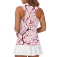 thumbnail image 5 of Whosucclay Cherry Blossom Butterfly Print Golf Shirts for Women, Comfortable Stretchy Golf Athletic Shirt for Sport Outdoor XS - 2XL, 5 of 7