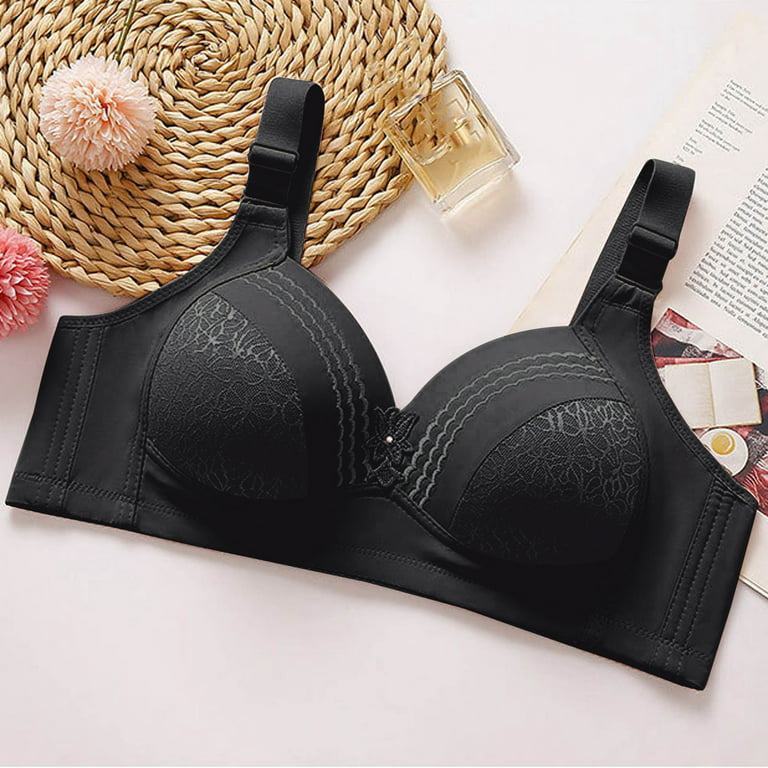 safuny Sports Everyday Bra for Women Without Steel Rings Yoga Wireless  Holiday Push Up Ultra Light Lingerie Brassiere Underwear Comfort Daily  Black XL 