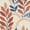 Color 2, variant on Peel and Stick Wallpaper 17.7in x 9.8ft Floral Blue Leaves Red Flowers Cream Contact Paper Vinyl Self-Adhesive Removable Wall Paper for Bedroom Nursery Bathroom Renter Friendly