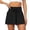 Black, variant on WAYUTE Womens Shorts High Waisted Yoga Running Gym Athletic Solid Color Workout Shorts with Pockets Versatile for Summer Daily Wear