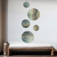 thumbnail image 3 of Designart "October Mist II" Abstract Liquid Ink Metal Wall Art Set of 5 Piece, 3 of 5