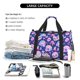 thumbnail image 5 of Balery colorful Skull mushroom rainbow Bolsa de Gimnasio para Mujeres, Bolsa de Viaje con Bolsillo Húmedo, Bolsa de Fin de Semana para Mujeres, Bolsa de Viaje Resistente al Agua, 5 of 7