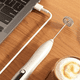 thumbnail image 5 of Espumador de leche portátil, espumador de leche recargable por USB, mini espumador de leche, 3 velocidades ajustables para huevos y leche, 5 of 6