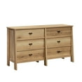thumbnail image 3 of Sauder Trestle 6 Drawer Dresser, Timber Oak Finish, 3 of 11