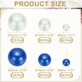 thumbnail image 2 of Uxcell 150 Pcs Faux Pearls Beads Vase Filler Centerpiece Pearls for Party Wedding Table Decor White Blue, 2 of 6