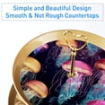 thumbnail image 2 of Jellyfish Plastic Discs and Iron Pillar Dessert Table Stand with Three Size Plates, 32cm Height, Ideal for Parties, 2 of 6