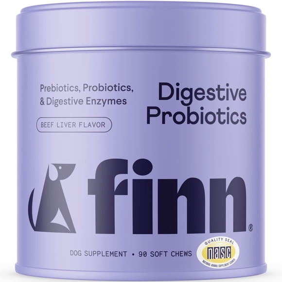 Probióticos digestivos Finn para perros Complete Support 90 Soft Chews
