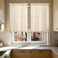 thumbnail image 5 of EGNMCR Rideau de Douche, Rideaux Occultants Impression 2D Rideau Court de Cuisine Rideau de Décoration de Cuisine Lavable Demi-Rideau de Fenêtre pour Fenêtre de Cuisine Rideau Imperméable Filtrant la Lumière pour Maison Petits Rideaux, 5 of 5