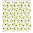 thumbnail image 3 of Ambesonne Avocado Shower Curtain, Graphic Avocado Pattern, 69"Wx84"L, Pale Yellow and Green Brown, 3 of 3