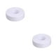 thumbnail image 1 of Billuyoard Tiras de sellado, pegatina de pared colorida impermeable, cinta autoadhesiva suave, esquina de inodoro, fregadero de cocina, encimera 3.2 m * 2.2 cm blanco 2piezas, 1 of 6