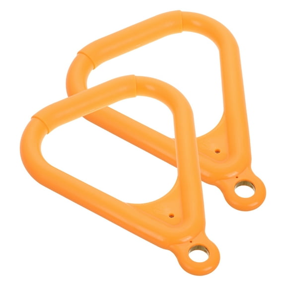 Hemoton 2pcs Gymnastics Rings For Men Triangle Outdoor Rings For Workout Sport Stretch Hanging Ring Exercise Ring Training Rings