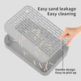 thumbnail image 5 of Stainless Steel Cat Litter Box with Lid, Extra Large Enclosed Cat Litter Pan with Scoop, Odor Resistant & Easy to Clean, 5 of 28