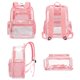thumbnail image 5 of Mochila Fuyicat Heavy Duty, PVC transparente, rosa, 5 of 5