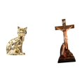 thumbnail image 1 of Estatua Decorativa De Jesús Gato, Figura De Escultura Animal, Adorno Artístico Para Chimenea, Dormitorio, Mesa, Coche, Oficina, Virgen María, Católico, Santo Religioso, 1 of 8