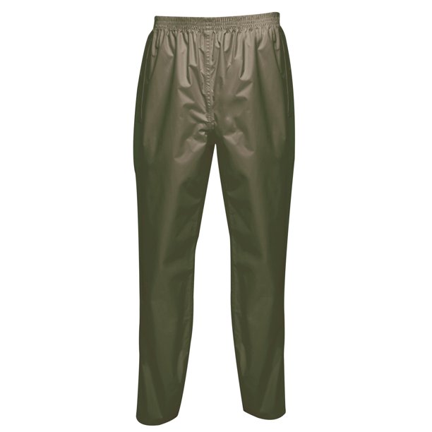 Regatta Pro - Pantalones impermeables plegables para la lluvia para mujer (Laurel)