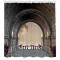 thumbnail image 3 of Ambesonne Gothic Shower Curtain, Middle Age Balcony, 69"Wx70"L, Grey, 3 of 3