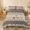 thumbnail image 2 of Erosebridal Hunting and Fishing Duvet Cover Set, Pike Fish Mallard Duck Bedding Full, Blue Brown Lodge Cabin Decor, Gray Reversible 3-Piece, 1 Duvet Cover and 2 Pillowcases (No Comforter), 2 of 6