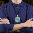 thumbnail image 2 of Zodiac Dragon Ice Jade Pendant Necklace, Exquisite Dragon Brand Design Necklace, Celebratory Lunar New Year Gift, Perfect for Wishing Prosperity and Good Fortune to Family and Friends, 2 of 4