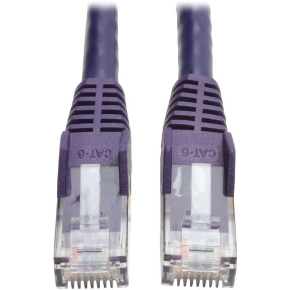 Tripp Lite 7ft Cat6 Gigabit Snagless Molded Patch Cable RJ45 M/M Purple 7', 1 (Quantity)