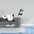 thumbnail image 2 of Reloj de pared con forma de panda, práctico, resistente, moderno, bonito, para decoración del hogar, para sala de estar, estatua abstracta, figura dec, 2 of 8