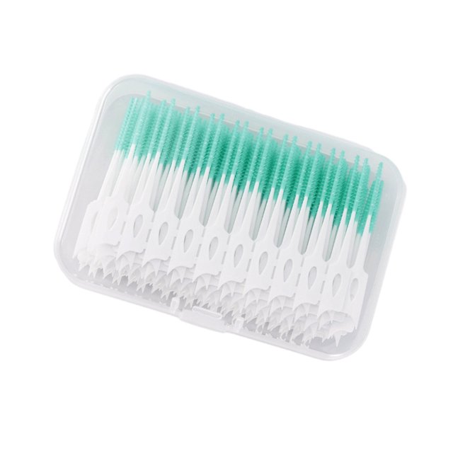 Smilepp Maintain HealthyOral Hygiene Routine With Flosser Toothbrush Easy light green 160 pieces 1Set