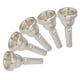 thumbnail image 1 of Boquilla para trombón bajo plateada, paquete de 5 instrumentos musicales, 1 of 2