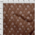 thumbnail image 2 of oneOone Viscose Chiffon Fabric Tree & Giraffe Block Print Fabric By The Yard 42 Inch Wide, 2 of 4