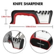 thumbnail image 3 of Afilador de cuchillos Simple Deluxe 4 en 1, paquete de 2 con guantes, 3 of 7