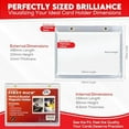 thumbnail image 5 of 175pt Vertical Booklet Magnetic Card Holder - UV Protection - 175 PT PVC FREE - Great Fit For National Treasures, Flawless, Playbook Cards and More, 5 of 6