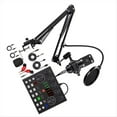 thumbnail image 3 of Micrófono de Condensador de Audio Profesional BM800 V8s para Podcasts con Tarjeta de Sonido para Grabación de Karaoke y Podcasts., 3 of 5