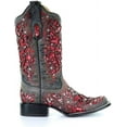 thumbnail image 2 of Corral Women's Sequin Inlay Western Boot Square Toe - A3647 8 1/2 M  US, 2 of 6