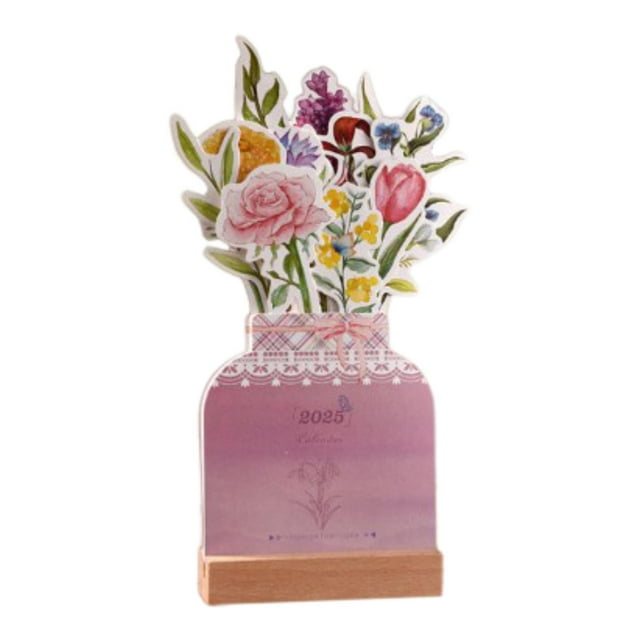 Calendario de escritorio Bloomy Flowers 2025 Gloria 226x12x2cm