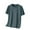 Gray, variant on Summer Beach Shirt Men,Oversized Tshirts for Man,Men Shirts Crewneck Striped Loose Casual Short Sleeve Blouses,Green,XXL