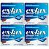 4 Pack Ex-Lax Sennosides Chocolated Stimulant Laxative Regular 24 Pieces Each