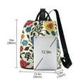 thumbnail image 3 of FORMRS Women's Travel Backpack Purse Anti-Theft Hidden Pockets Casual Shoulder Bag, Vibrant Floral, 3 of 7