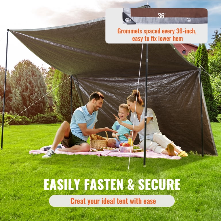 KFFKFF Heavy-Duty Waterproof Tarp, 16' x 20' photo 3