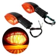 thumbnail image 2 of Lot de 2 clignotants de moto pour YAMAHA R1 (noir et jaune), 2 of 4