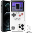 thumbnail image 1 of Coques de Téléphone Gameboy, Étui Rétro 3D Gameboy pour iPhone avec 36 Petits Jeux, Étui de Téléphone Antichoc avec Affichage Couleur, Étui de Protection pour iPhone 11 Pro, Blanc, 1 of 6