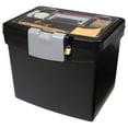 thumbnail image 4 of Economy Portable File Box for Letter Size Hanging Files, Black (61502U01C), 4 of 4