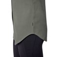 thumbnail image 2 of Mondetta Women's Soft Plush Cozy Moisture Wicking Snap Button Up Shirt-Green / XXL, 2 of 6