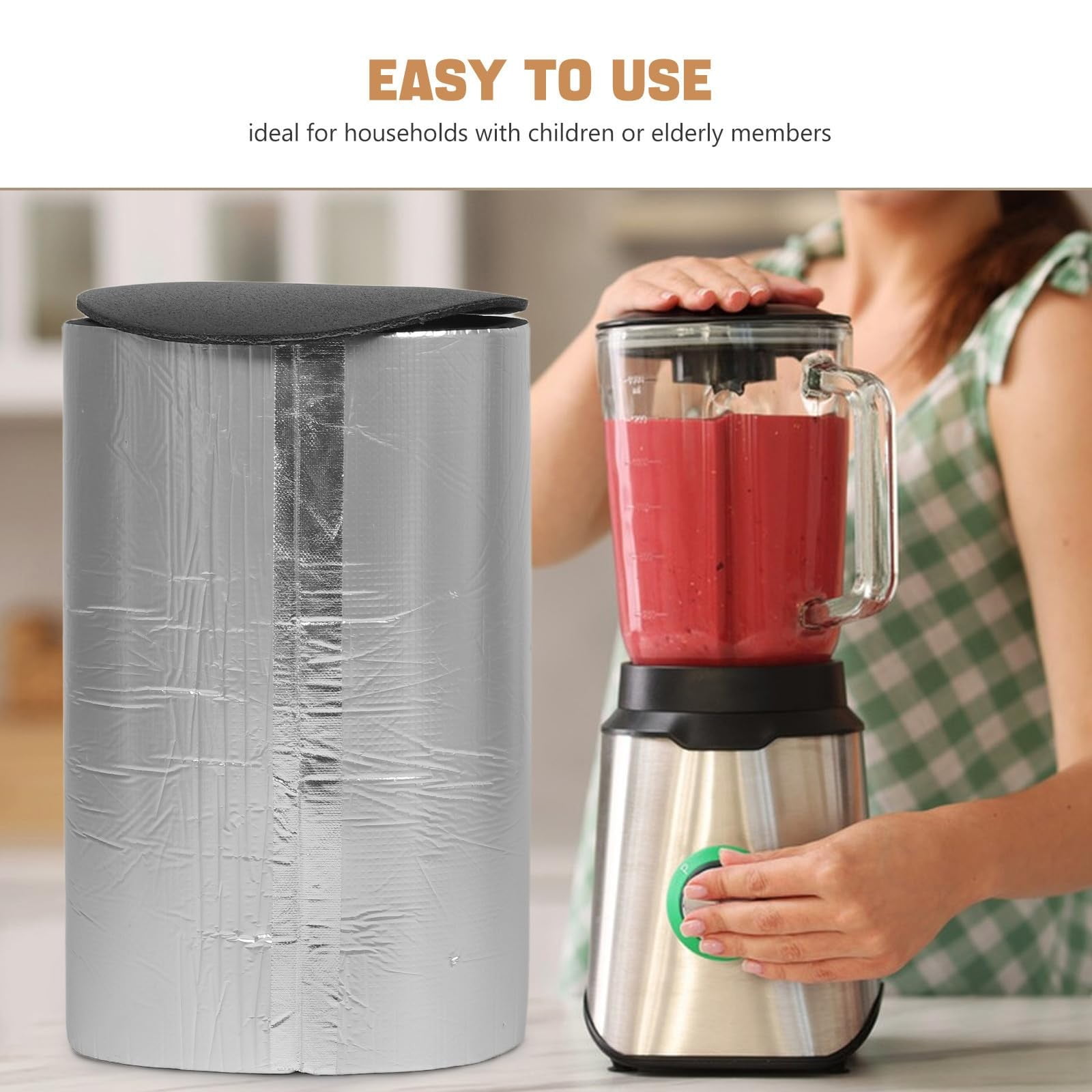 Soundproof Cover: Plastic Soy Maker Noise Reduction Enclosure Kitchen Gadget Guard For Smoothie Maker And Mixer,Food Blender